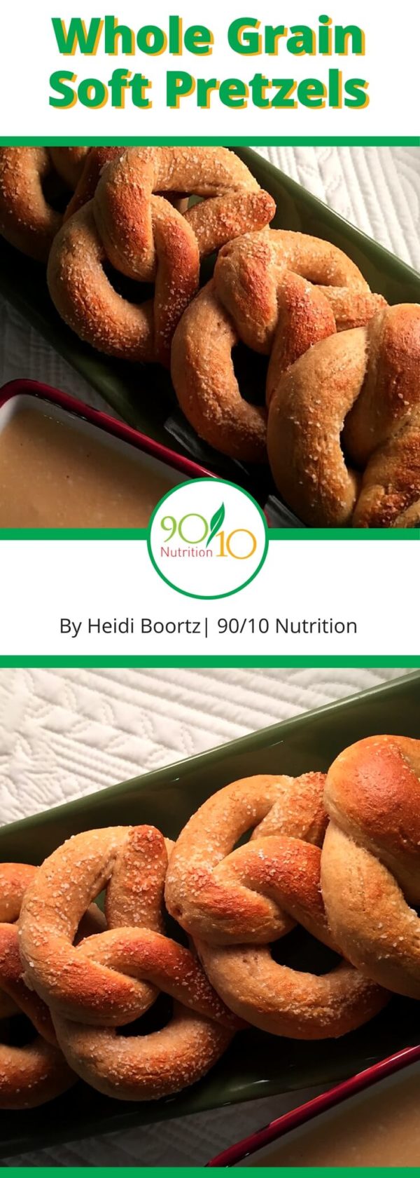 100 Whole Grain Healthy Soft Pretzels 90/10 Nutrition