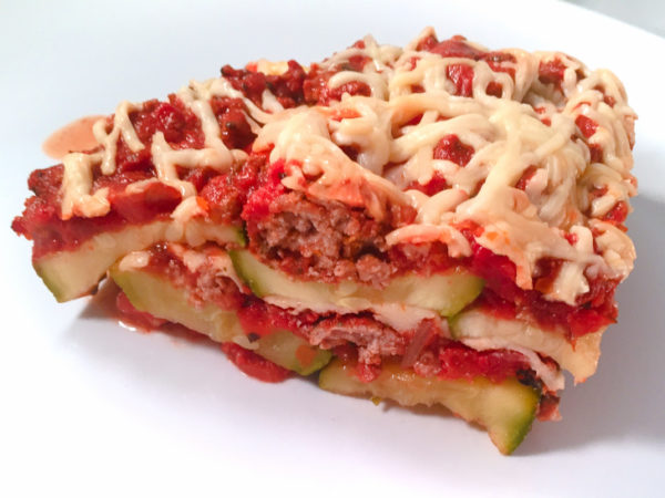 Zucchini Beef Parmigiana - Clean Eating - 90/10 Nutrition