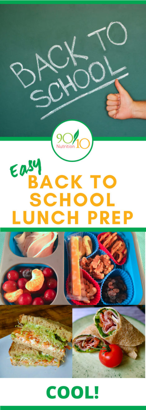 Easy Back To School Lunch Prep - Clean Eating - 90/10 Nutrition